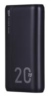 SILICON POWER QS15 Powerbank Externe batterij 20000 mAh 2x USB QC 3.0 1x USB-C PD (SP20KMAPBKQS150K) Zwart