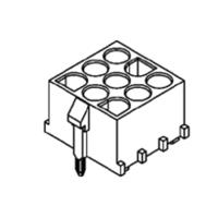 Molex 365380007 Male behuizing (board) Totaal aantal polen: 7 Rastermaat: 6.35 mm Inhoud: 1 stuk(s) Bulk