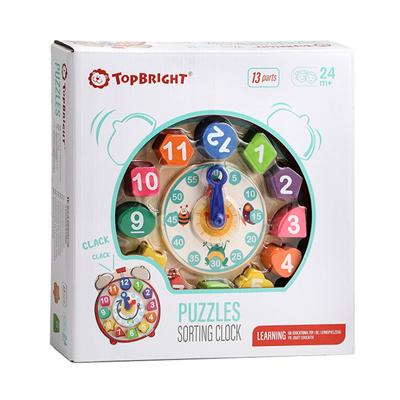Topbright Houten sorteer klok