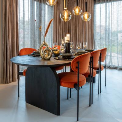 Richmond Eettafel 'Hudson' 200 x 100cm, kleur Zwart