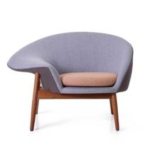 Warm Nordic Fried Egg fauteuil Re-wool 658, Hero 381, Merit 035 - thumbnail