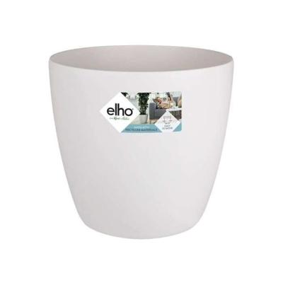 ELHO Brussels Wheels 47 ronde bloempot - Wit - Ø 47 x H 44 cm - interieur - 100% gerecycled