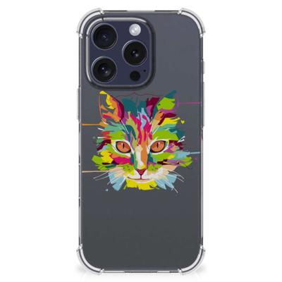 iPhone 16 Pro Stevig | Bumper Hoesje | Cat Color iPhone 16 Pro Stevig | Bumper Hoesje | Cat Color