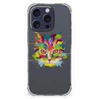 iPhone 16 Pro Stevig | Bumper Hoesje | Cat Color