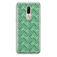 Moroccan tiles 2: OnePlus 6 Transparant Hoesje