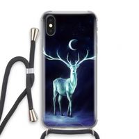Nightbringer: iPhone XS Transparant Hoesje met koord