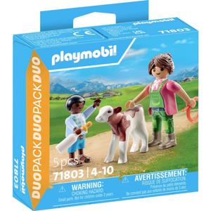 Playmobil Duopack 71803 Boerin met kind en kalf