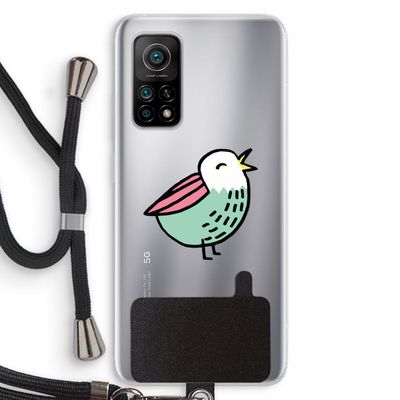 Birdy: Xiaomi Mi 10T 5G Transparant Hoesje met koord