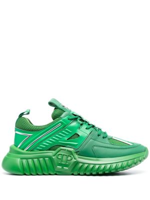Philipp Plein baskets Hexagon Runner - Vert