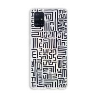 Moroccan Print: Galaxy A51 4G Transparant Hoesje