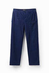 Rechte cargobroek - BLUE - 34