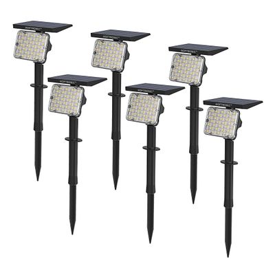 HOFTRONIC™ 6x Eagle LED Solar Tuinspot Prikspot Dual Color IP65 Spatwaterdicht