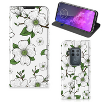 Motorola One Zoom Smart Cover Dogwood Flowers - thumbnail