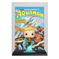 DC Comics POP! Comic Cover Vinyl Figure Aquaman 9 cm - thumbnail