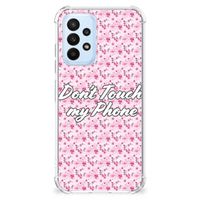 Samsung Galaxy A23 Anti Shock Case Flowers Pink DTMP