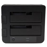 StarTech.com USB 3.1 (10bps) dubbel harddisk docking station voor 2,5 en/of 3,5" SATA SSD/HDD - thumbnail