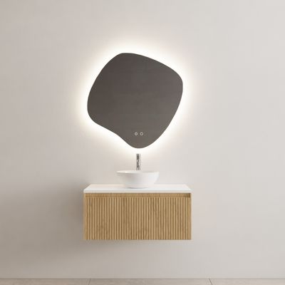 Onderkast Gliss Design Timotheus 60 CM Incl. Topplaat Castle Brown
