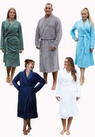 Badjas fleece unisex – 8 kleuren-zand-xl/xxl - thumbnail