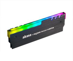 Akasa AK-MX248 koelsysteem voor computers Geheugen module Koelplaat/radiatoren Zwart