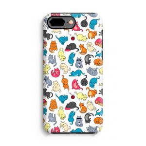 Kleurrijke katten: iPhone 7 Plus Tough Case