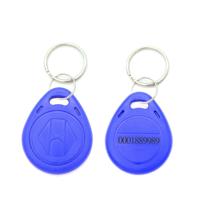 10 stuks 125KHz TK/EM4100 proximity ID kaart Chip Sleutelhanger sleutel ring (blauw)