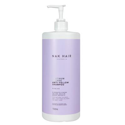 NAK Blonde Range Platinum Blonde Anti-Yellow Shampoo 1000ml