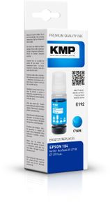 KMP Navulinkt vervangt Epson 104, T00P2 Compatibel Cyaan E192 1648,0003
