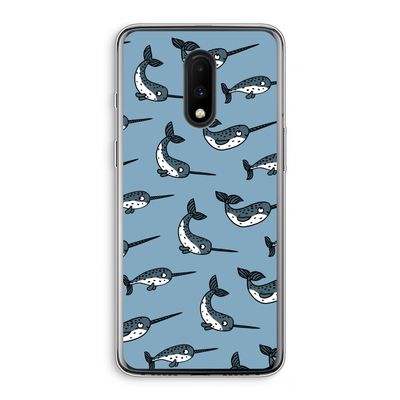 Narwhal: OnePlus 7 Transparant Hoesje