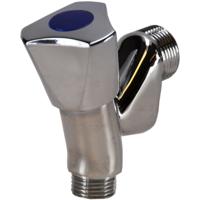 Riko Beluchterkraan Kiwa 1/2" met knop - Chroom