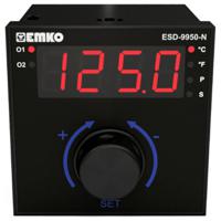 Emko ESD-9950-N.2.20.0.1/02.00/0.0.0.0 Temperatuurregelaar Pt100, S, R, K, J (l x b x h) 110 x 96 x 96 mm