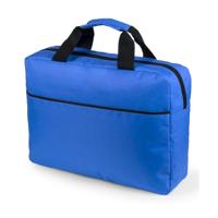 Documententas/aktetas - blauw - 1 hoofdvak - 38 x 30 x 9 cm - polyester Documententas/aktetas - blauw - 1 hoofdvak - 38 x 30 x 9 cm - polyester