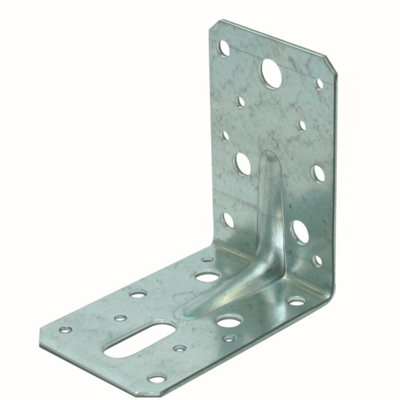 GB hoekanker met ril 90x90/60x2.0 rvs A2 | 100 stuks - GB071230100