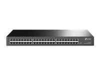 TP-Link TL-SG1048 Unmanaged Gigabit Ethernet (10/100/1000) 1U Zwart - thumbnail