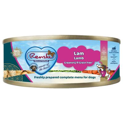 Renske Renske Blik Vers Hondenvoer Gestoomd Graanvrij Lam (95 gr)