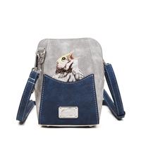 Hi-di-hi Crossbody Schoudertasje Little Paradise Grijs Hi-di-hi Crossbody Schoudertasje Little Paradise Grijs