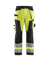 Blåkläder Werkbroek High-Vis 15681811 | High-Vis Geel/Zwart | Maat 56 - 7330509402573