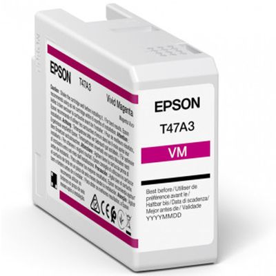 Epson Singlepack Vivid Magenta T47A3 UltraChrome Pro 10 ink 50ml