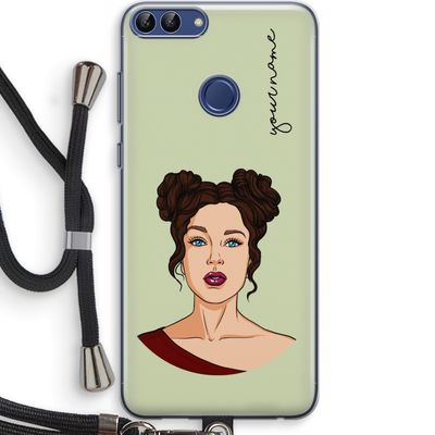 Pop-Art Creator: Huawei P Smart (2018) Transparant Hoesje met koord