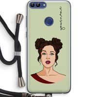 Pop-Art Creator: Huawei P Smart (2018) Transparant Hoesje met koord