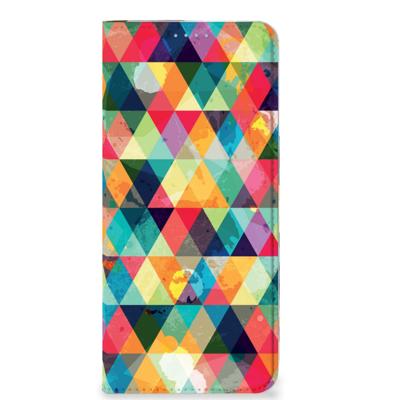 OPPO Reno8 | Hoesje met Magneet | Geruit OPPO Reno8 | Hoesje met Magneet | Geruit