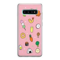 Happy bento friends: Samsung Galaxy S10 Plus Transparant Hoesje