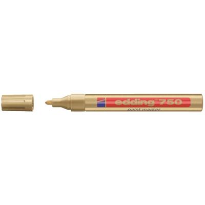 Edding 750 lakmarker 2-4mm rond goud