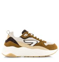 HUB GLIDE Light Beige/Off White/Cognac Mesh Dames