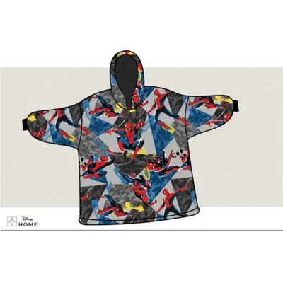 Spiderman hoodie poncho maat XS - L - polyester