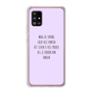 Sprong: Samsung Galaxy A51 5G Transparant Hoesje