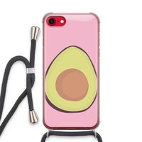 Avocado: iPhone SE 2020 Transparant Hoesje met koord