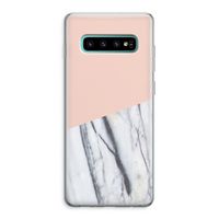 A touch of peach: Samsung Galaxy S10 Plus Transparant Hoesje