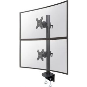 Neomounts FPMA-D960DVBLACKPLUS flat panel bureau steun 124,5 cm (49 ) Klem Zwart