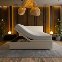 Boxspring Met Opbergruimte Hotel Essence - Beige - Dekbed-Discounter.nl