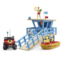 Life guard station incl. accessoires van Bruder